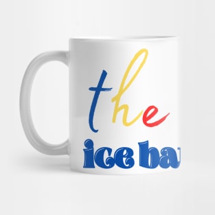 ice bath rainbow Mug